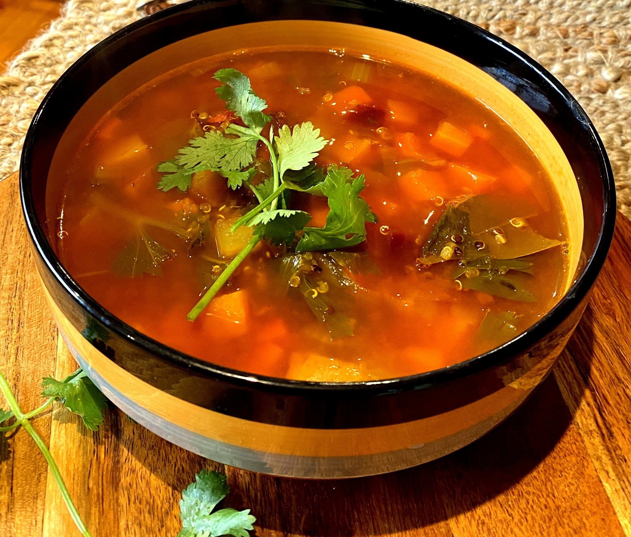 What about a really nice warming healthy soup?